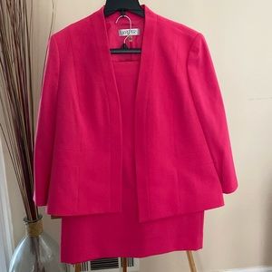 Pink Kasper skirt set